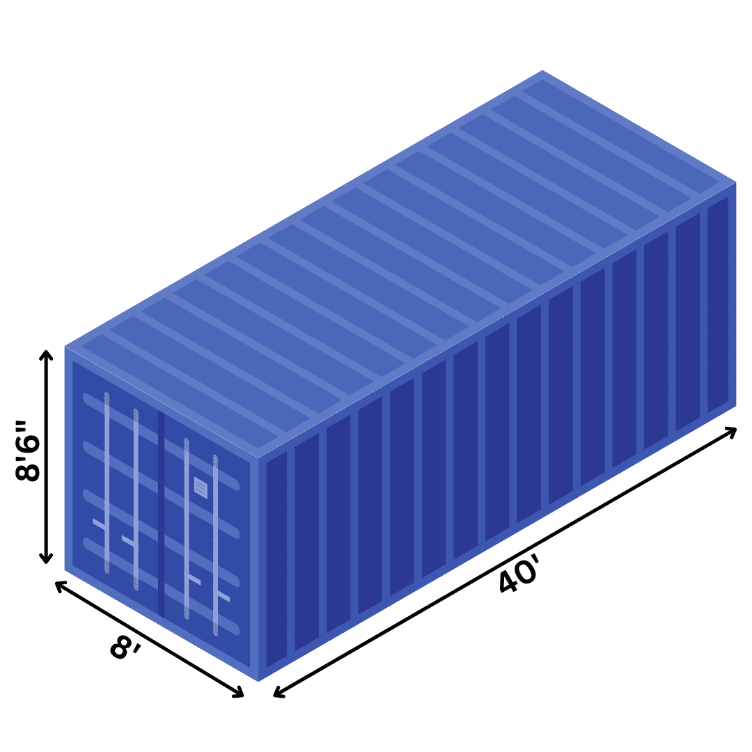 40ft Shipping Container for Sale Or Rent | Rent Or Buy 40ft Container